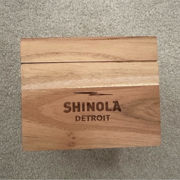 Shinola | Accessories | Shinola Detroit Wooden Watch Box Only | Poshmark